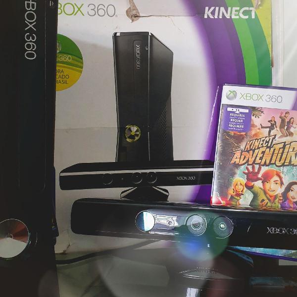 Xbox 360 + Kinect + Jogo Kinect Adventures