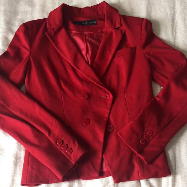 blazer vermelho