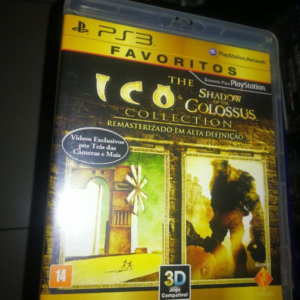ico &amp; shadow of the colossus collection mídia física