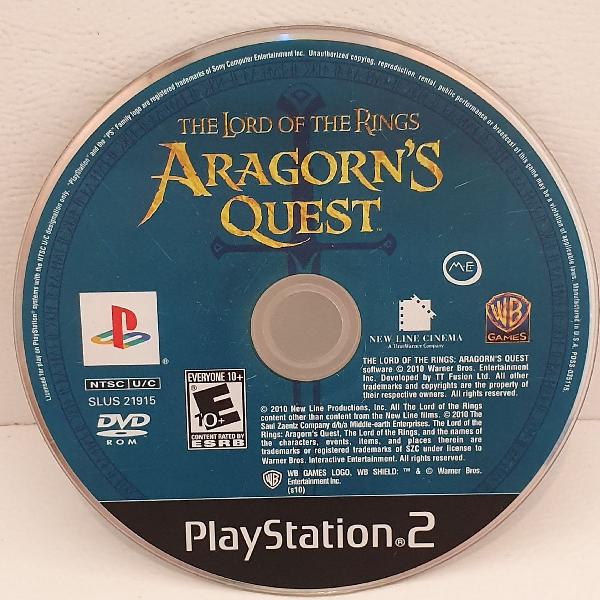 jogo PS2 ARAGORNS QUEST!!! ORIGINAL!!
