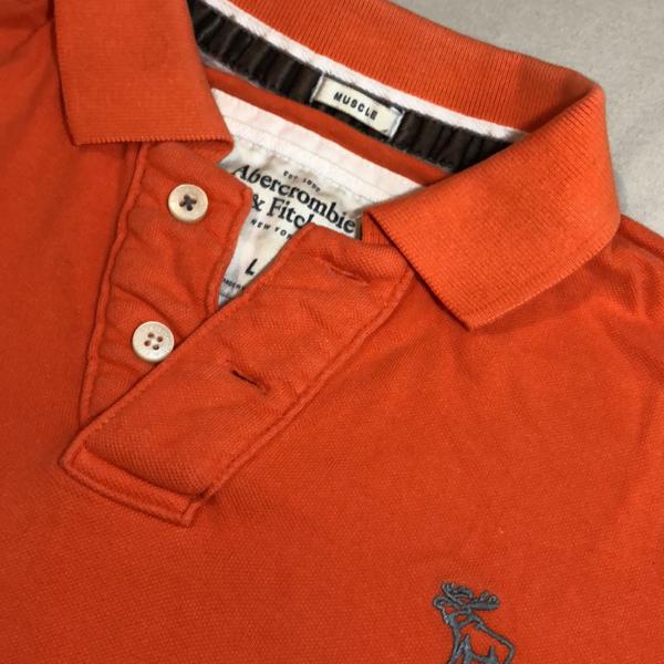 polo abercrombie laranja