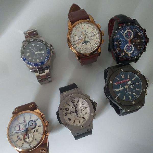 relógios diversas marcas