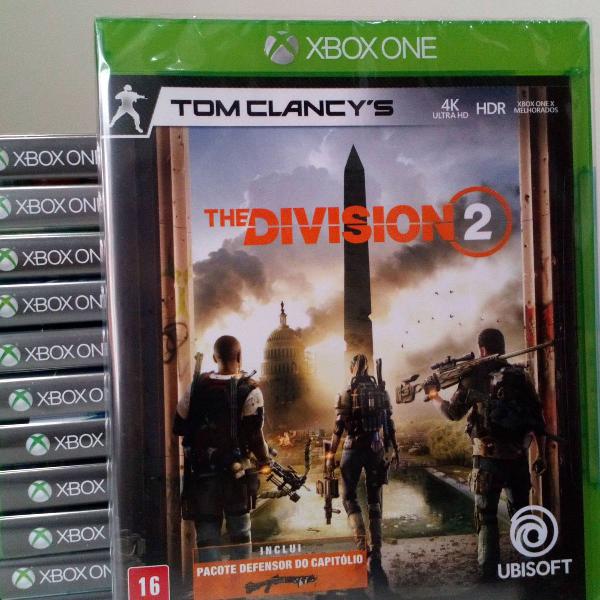 the division 2 xbox one novo lacrado