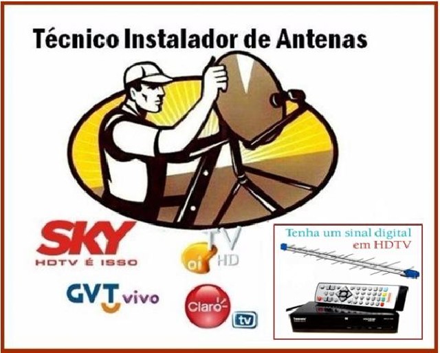 Instalador de antena betim e regiao