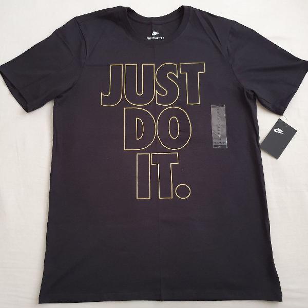 Camiseta Nike "Just Do IT" preta M original nova com