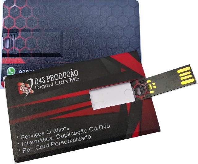 Cartão pen card personalizado pen driver