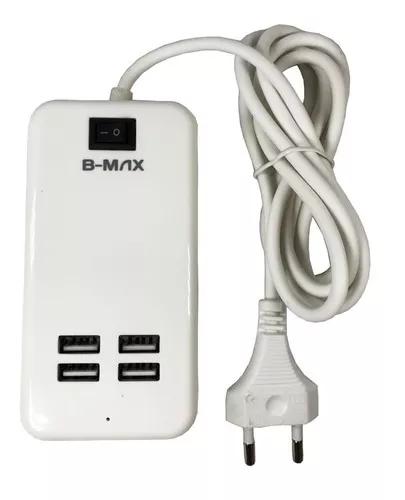 Hub Usb 4 Portas Extensão Elétrica 15w Carregador 5v