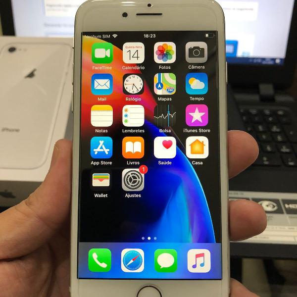 apple iphone 8 - 64gb - silver white