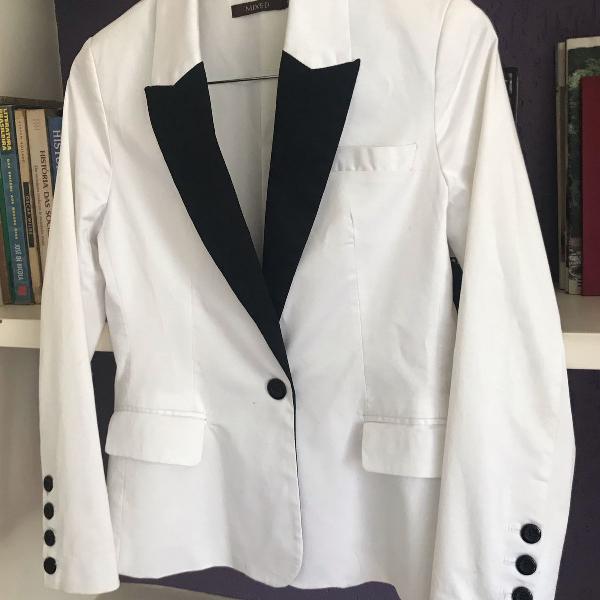 blazer branco luxuoso