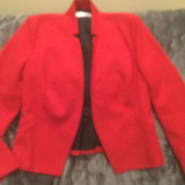 blazer vermelho zara