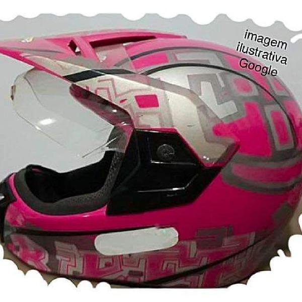capacete bieffe 3 sport fantasy rosa