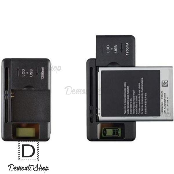 carregador universal móvel bateria celular usb porta lcd