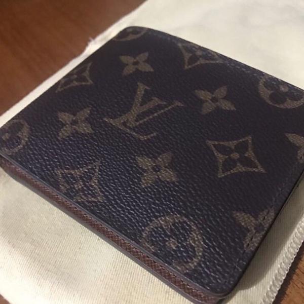 carteira louis vuitton multiple canvas