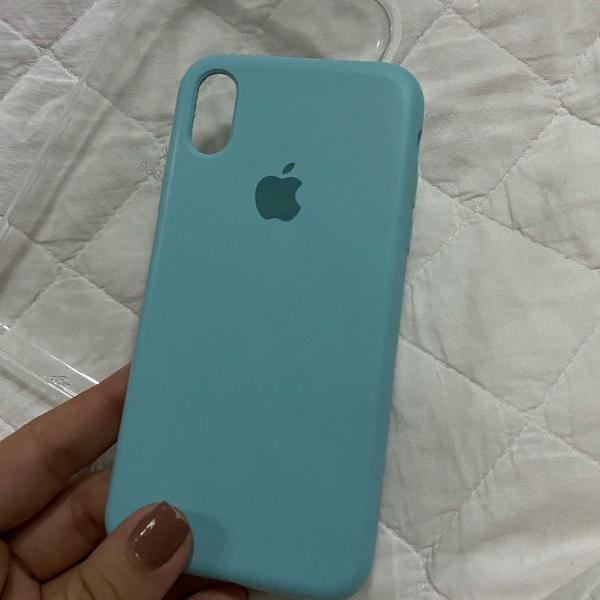 case de silicone iphone x e xs