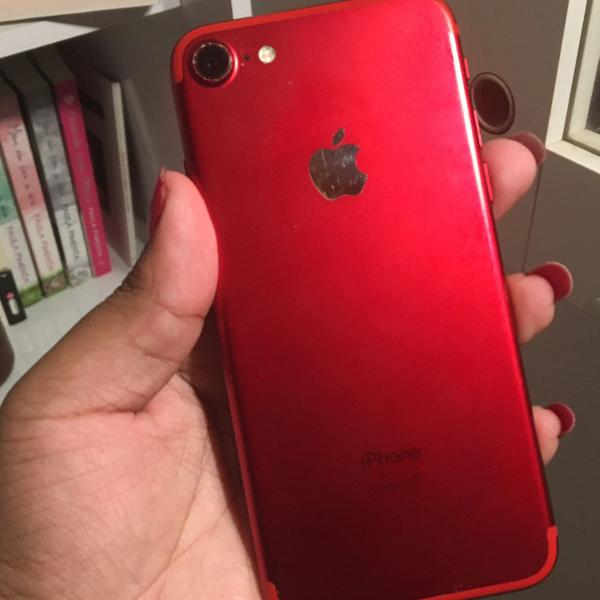 iphone 7 128gb vermelho leia a descrição!!