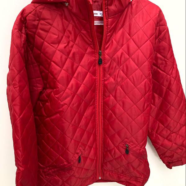 jaqueta norton vermelha vintage
