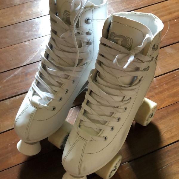 patins profissional branco