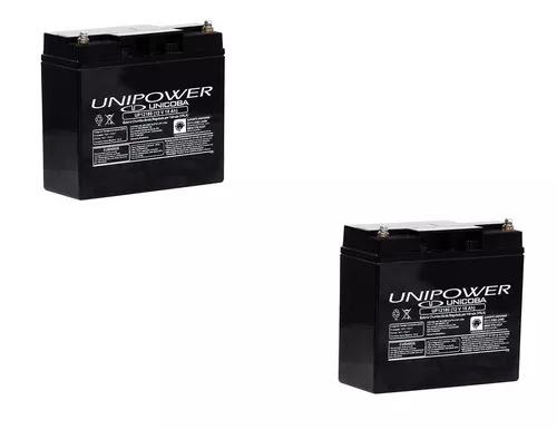 2pcs Bateria 12v 18ah Unipower Up12180 No Break Apc Sms