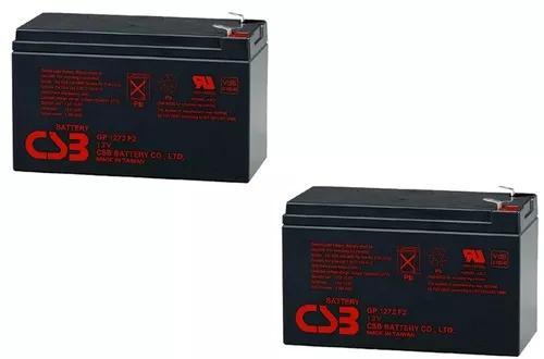 2pcs Bateria Csb 12v 7ah Gp1272 F2 Apc Alarmes No Breaks