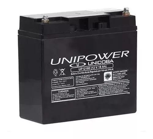 Bateria 12v 18ah Unipower No Break Apc Sms Up12180 Nova