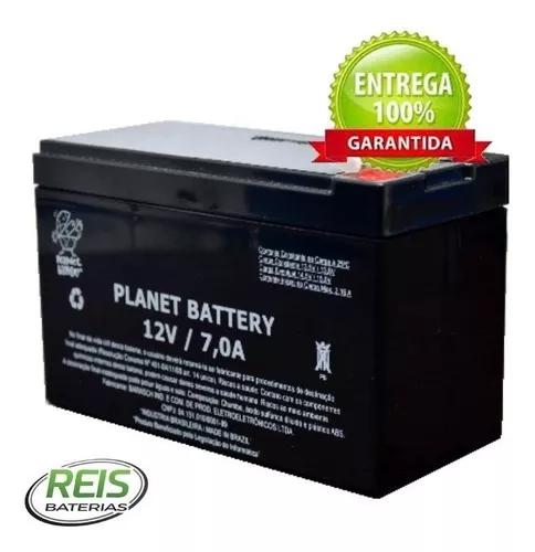 Bateria 12v 7ah Vrla (Agm) Planet Battery Estacionária