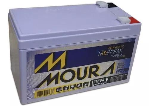 Bateria 12v 9ah Moura Equip Eletricos, Nobreak