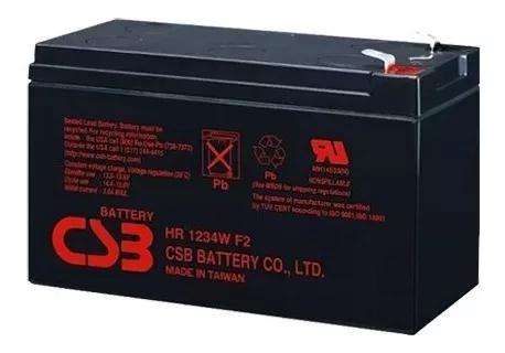 Bateria Csb 12v 9ah Hr1234w F2 Sms Apc Alarmes No Breaks