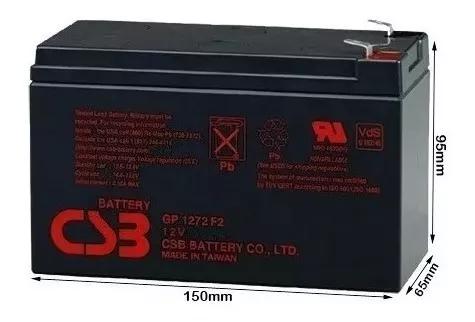Bateria Csb Cs3 12v 7ah Apc Alarmes Nobreak Automação