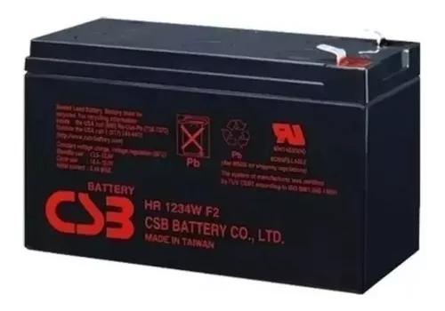 Bateria Csb Cs3 12v 9ah Hr1234w F2 Apc Nobreaks Sms Nhs