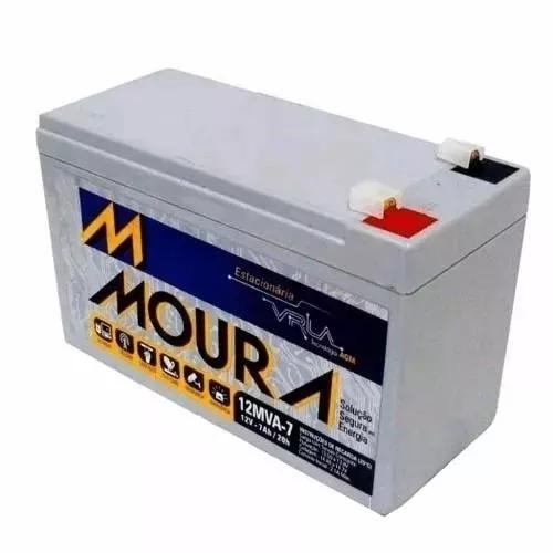 Bateria Moura Vrla Selada 12v 7ah Alarme / Nobreak