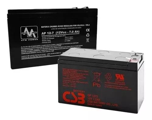 Bateria Selada 12v 7a Cftv Alarme Cerca Elétrica Nobreak
