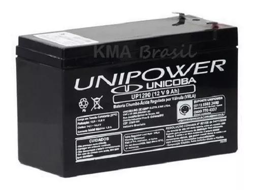 Bateria Selada 12v 9ah Unipower Up1290 - Vida Útil: 3 Anos