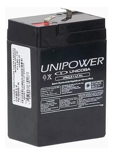 Bateria Selada Unipower Vrla 6v 4,5ah Up645seg