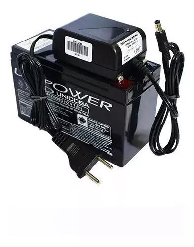 Fonte Nobreak Plug P4 - 12v/2a + Bateria 12v/7a Seg