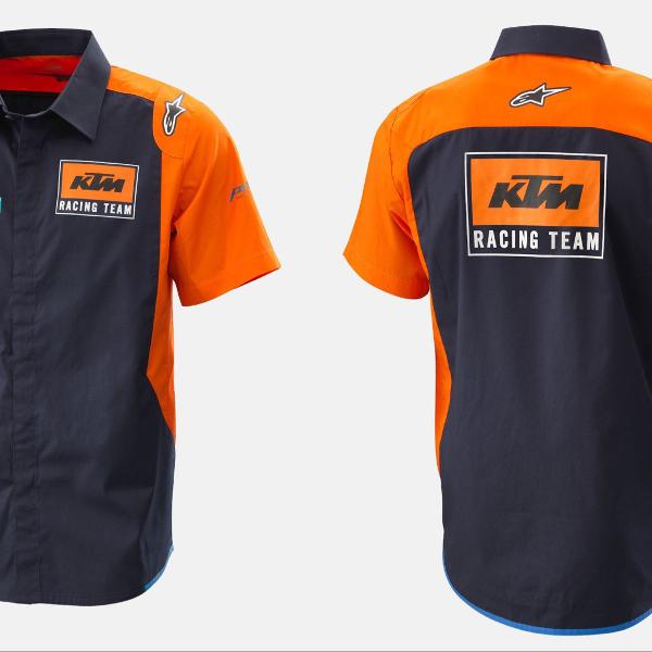 camisa ktm factory racing com alpinestars