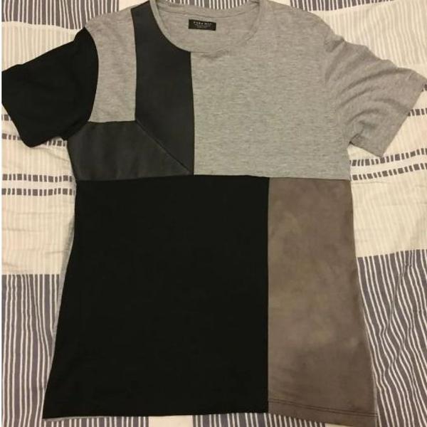 camiseta zara man