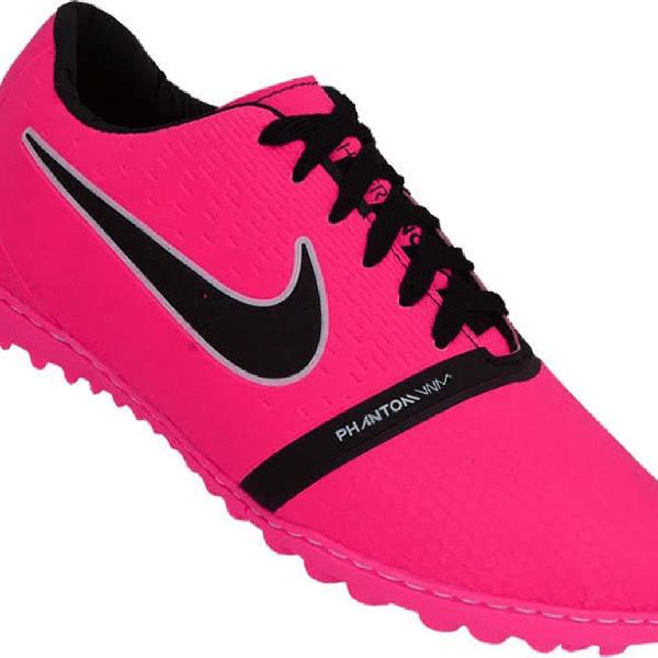 chuteira futsal pink Phantom