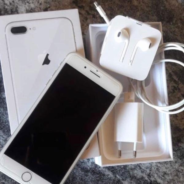 iphone 8 plus silver de 64gb seminovo