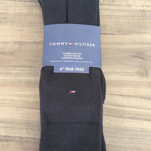 kit com 4 meias tommy hilfiger