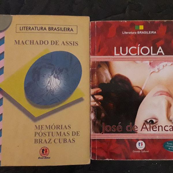 2 Livros: Memórias Póstumas e Luciola