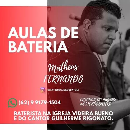 Aulas De Bateria Com: Matheus Fernando