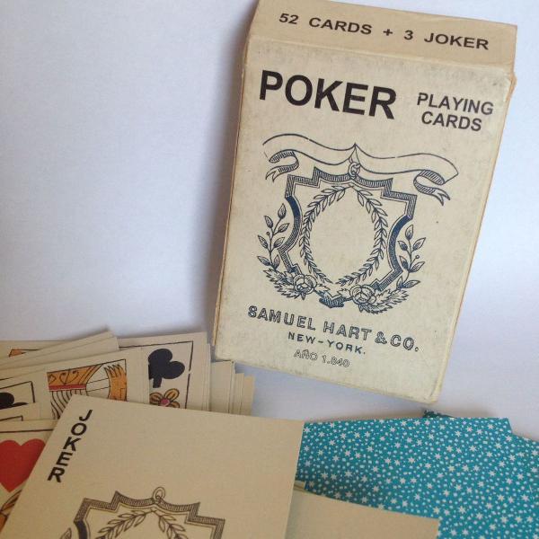 Baralho Poker Naipes - Samuel Hart &amp; Co.