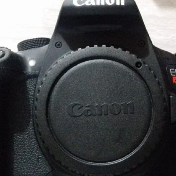 Câmera Canon + lente