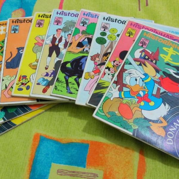 Coleção Historinhas Disney Com Livro E Disco De 1970