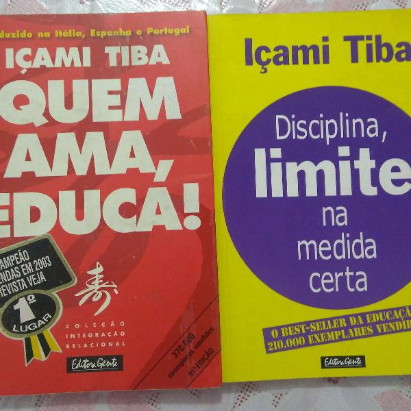 Dois livros do Içami Tiba