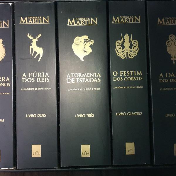 Game off trones, Box guerra dos tronos 5 volumes - Leya