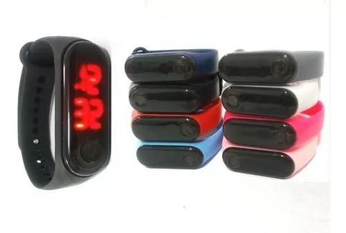 Kit 25 Relógio Pulseira Silicone Digital Led Bracelete