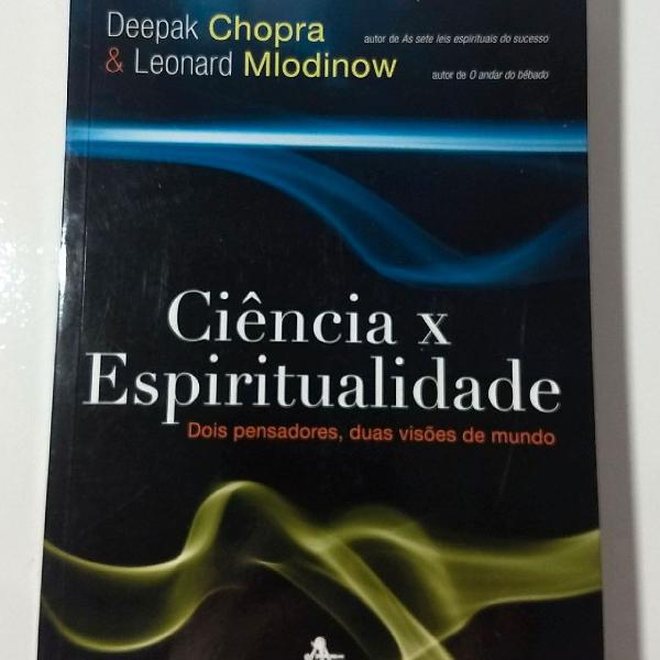 Livro Ciência x Espiritualidade - dois pensadores, dias