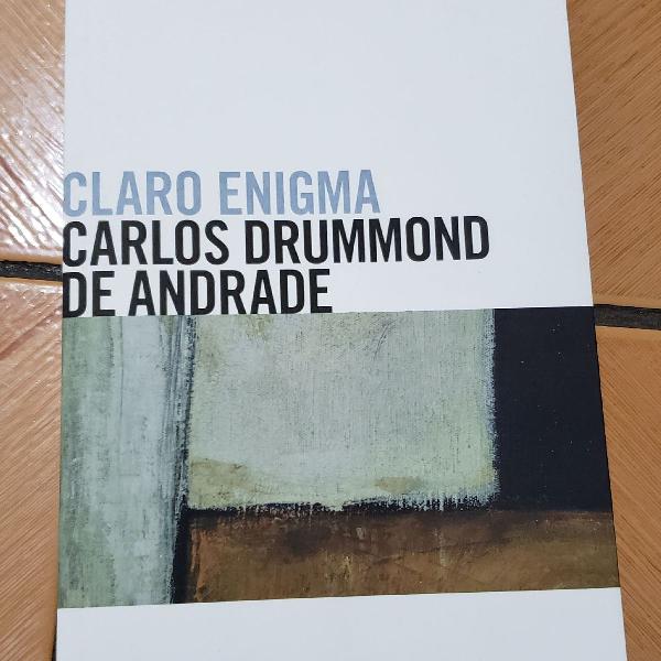 Livro Claro Enigma Carlos Drummond