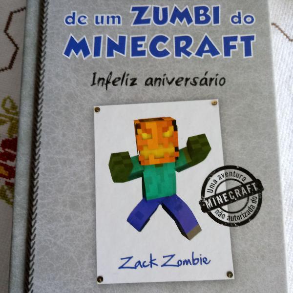 Livro Diário de um Zumbi do Minecraft - Infeliz